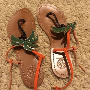 Tory Burch Palm Tree Sandals
